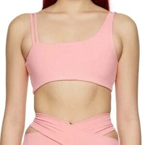 NWT • Live The Process Crescent Bralette in Pink Moon • XL